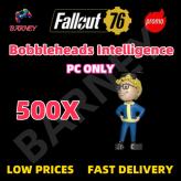 500 x Bobbleheads Intelligence - Fallout 76 - Fast Delivery - PC Only