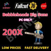 200 x Bobbleheads Big Guns - Fallout 76 - Fast Delivery - PC Only