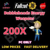 200 x Bobbleheads Energy Weapons - Fallout 76 - Fast Delivery - PC Only