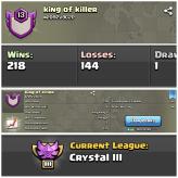 { king of killer } -- Lvl-13 -- Positive War Log -- Clan Capital 3 -- Crystal 3 -- Superb Clan & Cheap Price