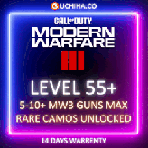【 WZ3 | MW3】lvl 55+ [7 GUNS MAX] [7 RARE CAMOS] Activision Steam Phone Verified Warzone (Game Not Purchased)