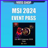 [DISCOUNT] LOL MSI 2024 EVENT PASS 1650 RP II AS A GIFT II CHECK THE DISCRIPTION FOR MORE INFO