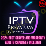 Premium TV Smart 12 Months Warranty ( Movies, Series, Anime, Shows, Netflix, Disney+...)