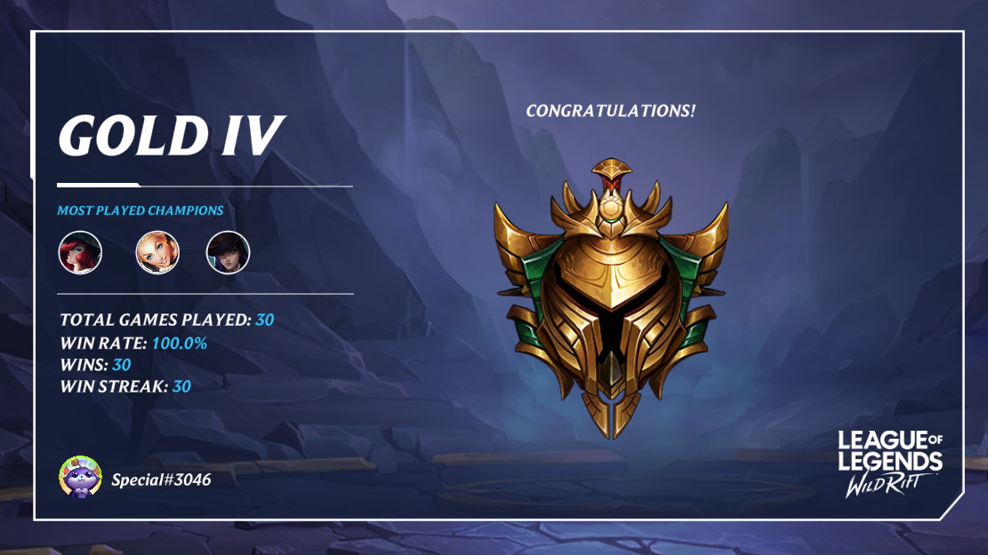 G4 | 100% WINRATE | 32.5K BM | FULL EMAIL ACCESS | MADE/RANKED MANUALLY | MISSIONS DONE | 5x CHAMPION SELECT CHESTS