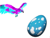 ASA PVE X5 COTTON CANDY COLOR ARGENTAVIS EGGS BIRTH LEVEL361 HP5986.1 STAM1780 WEIGHT1520 DAMAGE561% DELIVER TO BASE