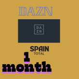 DAZN S{AIN TOTAL 1 MONTH ACCOUNT