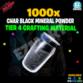 1,000x Char Black Mineral Powder - [PC|PS4/PS5|Xbox One/Series X|S] Fast Delivery!