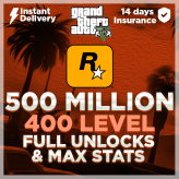 [RockstarGames] GTA Account online | 500 MILIONI DI CONTANTI $ | 200 LVL | Abbigliamento modded | ALL UNLOCKS | MAX STATS | CONSEGNA INSTANTA