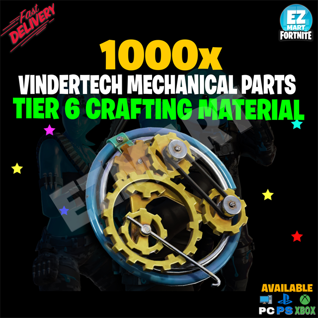 1,000x Vindertech Mechanical Parts - [PC|PS4/PS5|Xbox One/Series X|S] Fast Delivery!