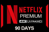 Netflix Premium 4K UHD 90-Day Subscription - Global - Full Warranty