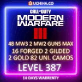 【 WZ3 | MW3】lvl 387+ [48 MW3 2 MW2 GUNS MAX] [16 Forged 2 Gold 82 Uni. Camos] Attivazione del telefono Steam verificato (gioco non acquistato)