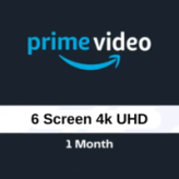 AMAZON PRIME VIDEO 1 month 6 Screen Private account 100% Warranty