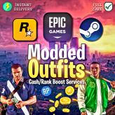 5 MODDED OUTFITS IN YOUR ACCOUNT