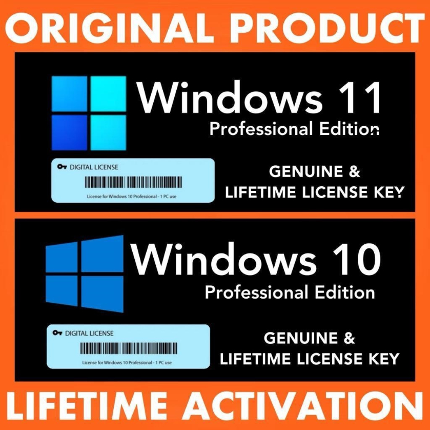 Windows 10/11 Pro 32/64 bit license key