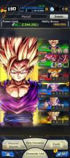 IOS+Android-3 UL(SS2 Gohan+Black Rose)-Legends Limites(Beast Gohan+SS 3 Goku+Perfect Cell+Vegeta+Frieza)-Have Equipment-DR354