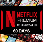 Netflix 60-Day Premium Account - 4K UHD- Official - Full Warranty