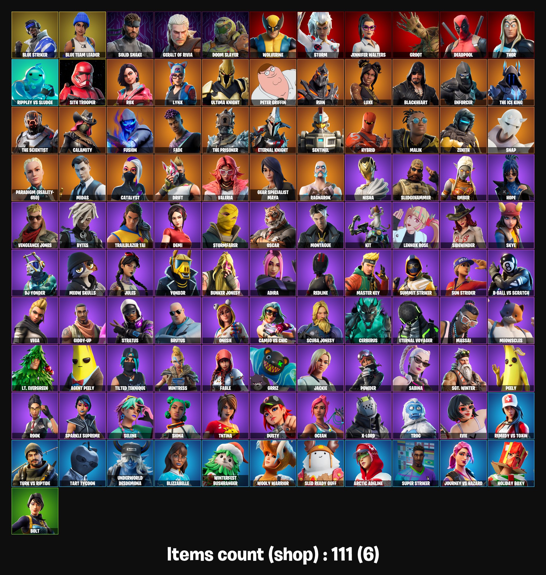 111 SKINS l EMAIL ACCESS l OG DRIFT l DUSTY l GERALT OF RIVIA l ARCTIC ...