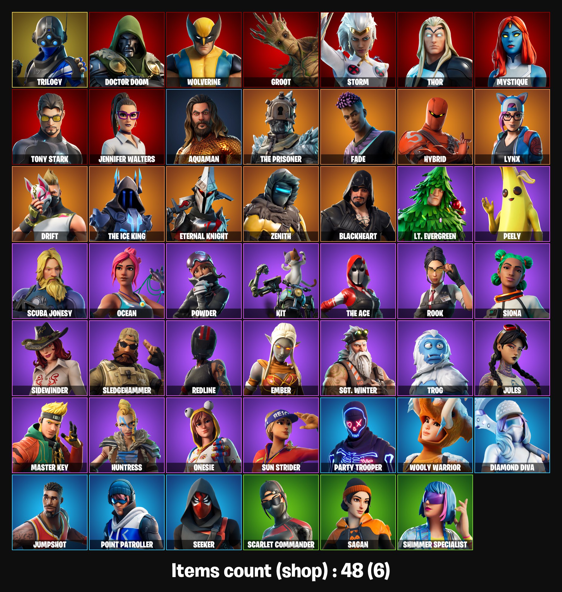 48 SKINS l EMAIL ACCESS l OG DRIFT l THE PRISONER l PARTY TROOPER l ...