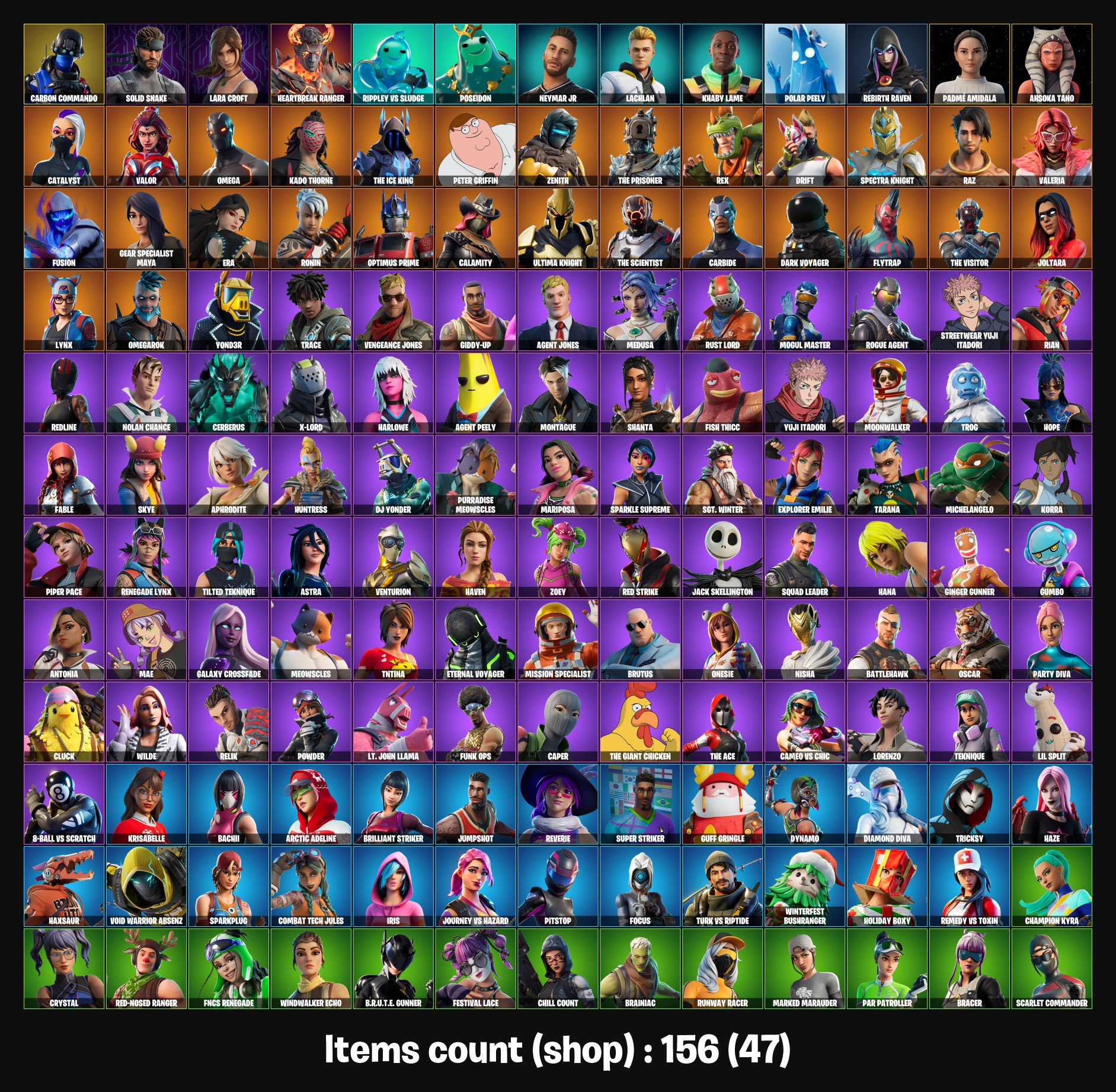 156 SKINS l EMAIL ACCESS l OG OMEGA l OG DRIFT l JOLTARA l MOGUL MASTER ...