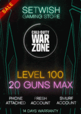 Instant - COD Warzone - Level 100 - 20 Gun Maxed - Battle.net - Full Access - Smurfing Account Order - Setwish