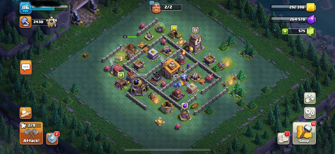 Clash of Clans Account Supercell ID  FORSALE __ level116_TH10 #CC100