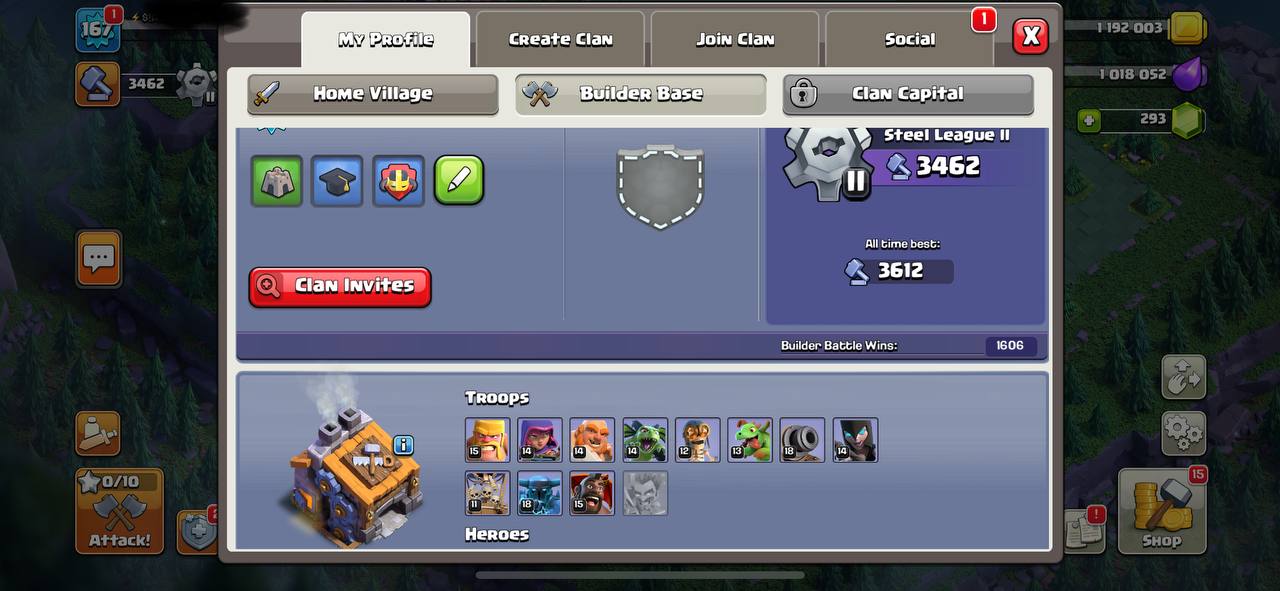 Clash of Clans Account Supercell ID FORSALE__level 167_ TH12 #CC103