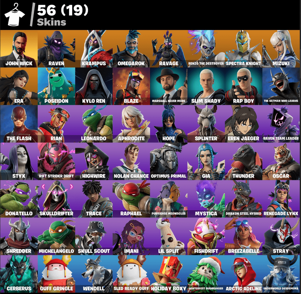 PC/PSN/XBOX] 56 SKINS | Raven Team Leader/John Wick/Raven/Marshall Never  More | Full access + mail | - iGV