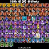 XBOX/PC FA 102 skins The Reaper | Take The L | Elite Agent | Rogue Agent | The Prisoner | Calamity | OG STW