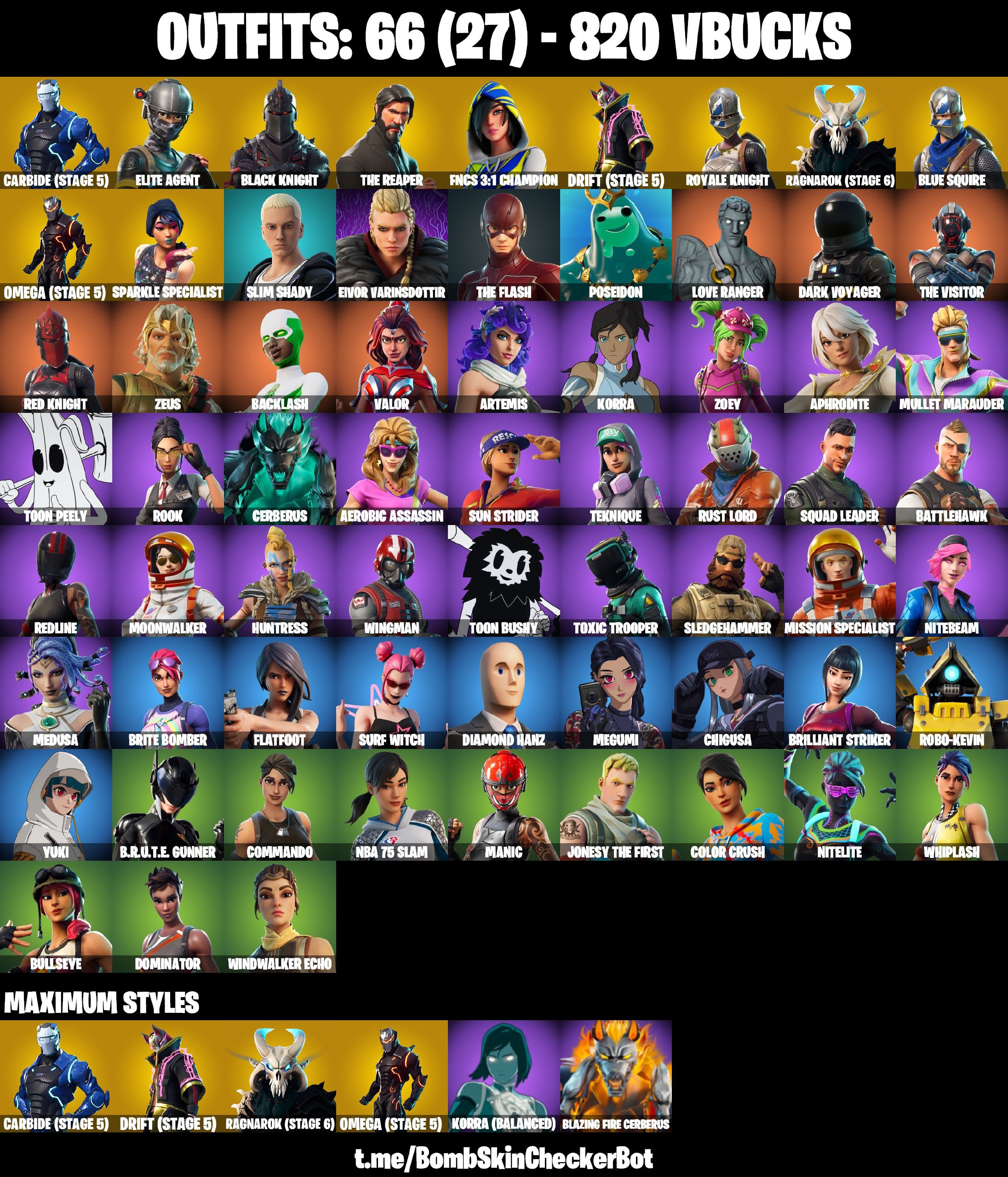 [PC|NINTENDO] 66 Skins | Black Knight | AC/DC | Sparkle Specialist ...