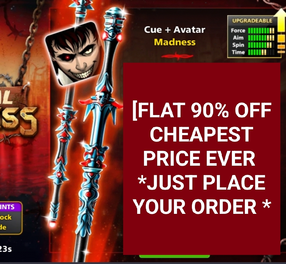 Madness Cue and avatar / madness avatar purchase online - iGV