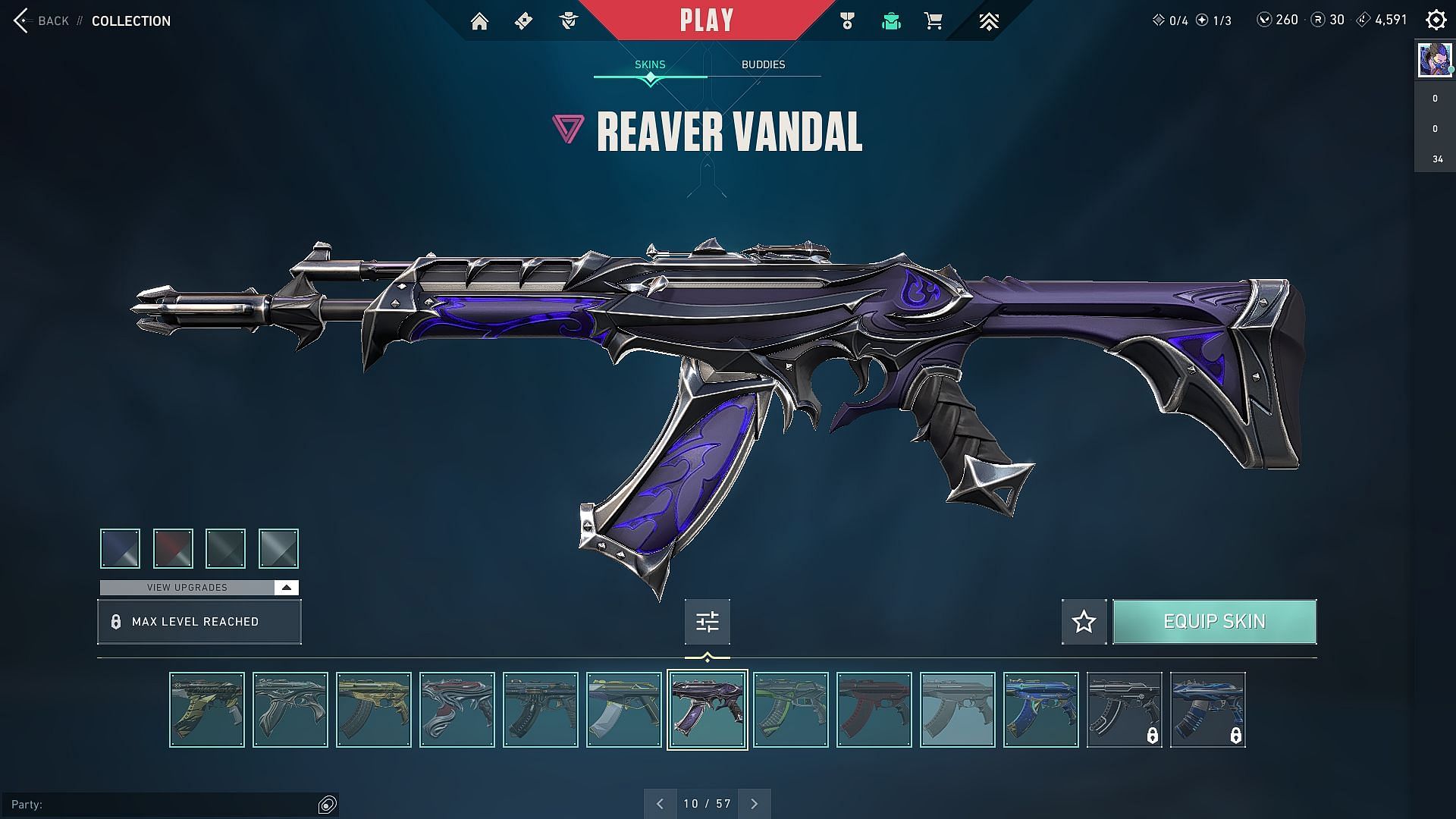 Eu / Reaver Vandal + Good Skins - iGV