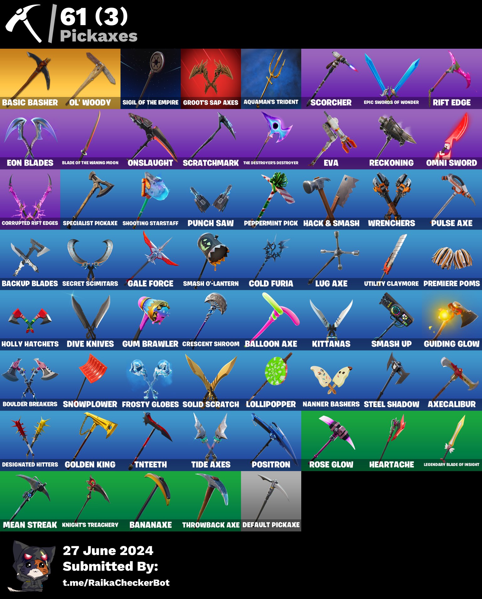 [PC / PSN / Xbox] 46 skins | og STW | Travis Scott | Blue Squire | royale Knight | Gold Midas | Rogue agent | Lynx | Omega | calamité | the visitor