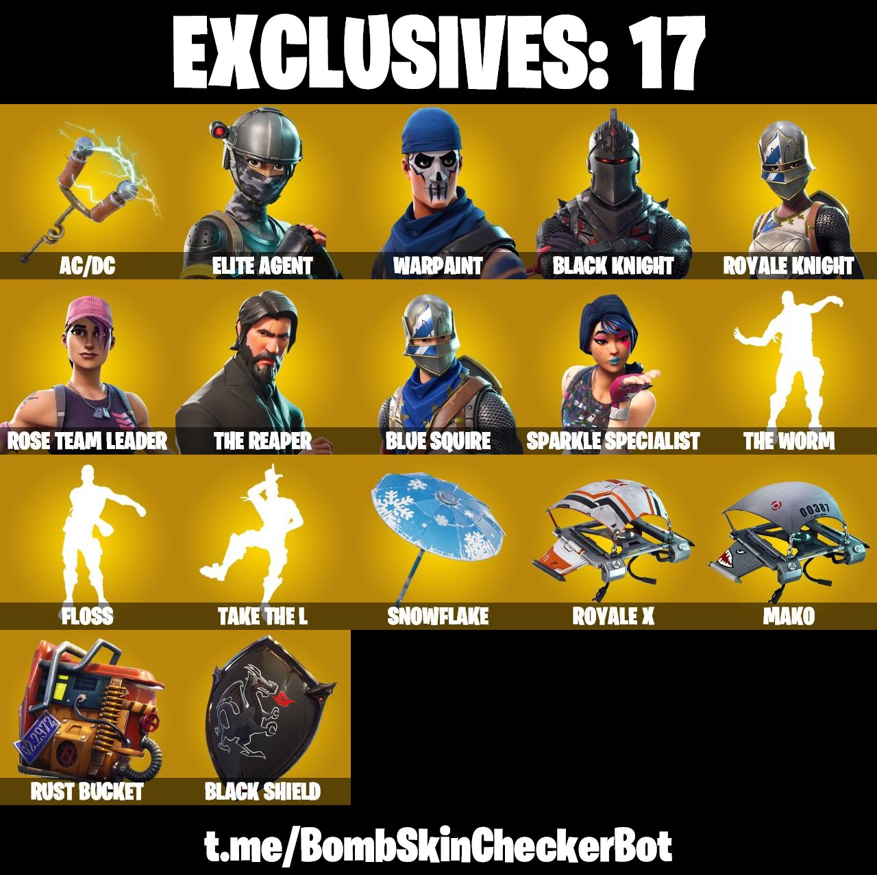 FA | PSN | XBOX | PC | 14 Skins | Black Knight , AC/DC , Sparkle ...