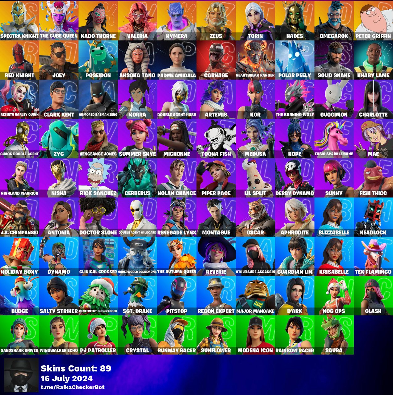 PC/PSN/XBOX] 89 skins | Spectra Knight | The Cube Queen | Kado Thorne |  Valeria | Kymera | Zeus | Torin | Hades | Omegarok | 50 VB - iGV