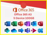  buy Office 365 A3 100GB 5 Device Windows/Mac/iOS/Android Fast Delivery 