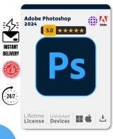 Adobe Photoshop 2024 + Ai for Win10/11 - Activated Lifetime