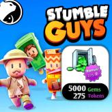 Stumble guys | Vault of Gems (5000 Gems + 275 Tokens) cheapest and trusted | fast delivery