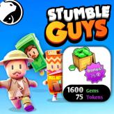 Stumble guys - Crate of Gems (1600 Gems + 75 Tokens) cheapest and trusted | fast delivery